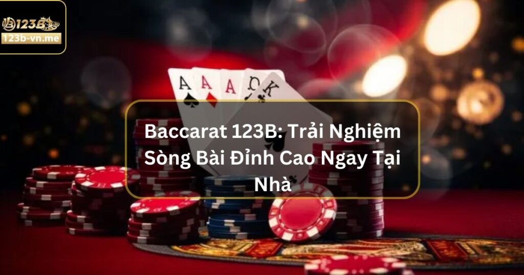 Baccarat 123B: Trải Nghiệm Sòng Bài Đỉnh Cao Ngay Tại Nhà 1 Baccarat 123B: Trải Nghiệm Sòng Bài Đỉnh Cao Ngay Tại Nhà